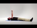 supine shoulder flexion arom – post stroke exercise