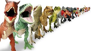 The BEST Jurassic World Carnivores Haul: Big To Small (pt.2) | Giganotosaurus, Indominus Rex & More!