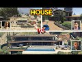 GTA 5 : MAIN CHARACTER HOUSE (FRANKLIN VS MICHAEL VS TREVOR)