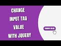 Change input tag Value jQuery [HowToCodeSchool.com]