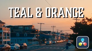 The NATURAL Teal and Orange Film Look in Davinci Resolve! (Hollywoods Film Look - Color Grade)