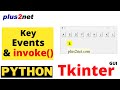 Tkinter Key event to trigger button command click event by using invoke()