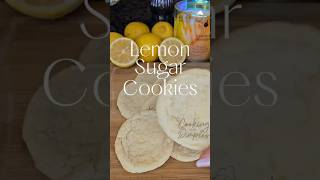 Lemon Sugar Cookie Recipe #recipe #cookingwithdimples #cookies