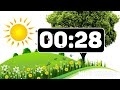 🌞 8 minutes of spring fun engaging timer with uplifting music for kids