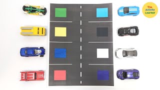 Car Color Match Up | Educational Videos for Toddlers | Learn Colors Activity