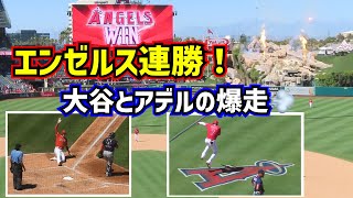 エンゼルス連勝‼️大谷翔平とアデルの爆走がヤバイ😂【現地映像】8/14vsツインズ ShoheiOhtani Angels