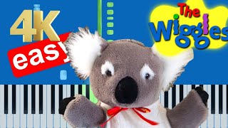 The Wiggles Koala-By (Slow Easy) Piano Tutorial 4K