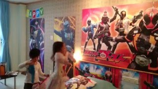 白樺リゾートの仮面ライダーゴースト部屋、hotel restor that has a room of kamenrider ghost.