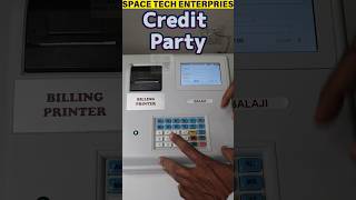 Balaji Billing Printer BBP21 Smart Credit Party Option How To BillItemReport Restaurant Billing