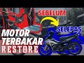 RESTORE MOTOR TOTAL LOST (TERBAKAR) PART 2