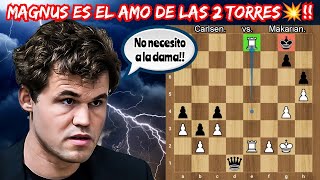 MAGNUS ES EL AMO DE LAS 2 TORRES😱💥!! | Carlsen vs. Makarian | (Titled Cup early)