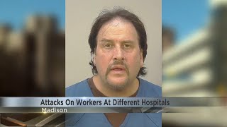 Attacks on workers at different hospitals