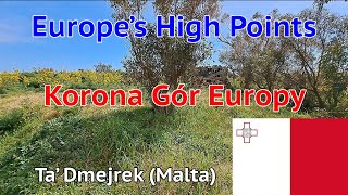 Korona Gór Europy (Europe's High Points) - Ta' Dmejrek (Malta) - 253 m