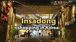 🇰🇷Shopping in Korea | Shopping and Exploring Ssamziegil in Insadong | Insadong Street