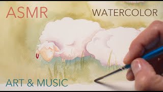 ASMR Illustration & Music | Watercolor Illustration