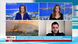 Θεόδωρος Γιάνναρος - Πυρομετεωρολόγος: Νούμερο ένα προτεραιότητα η προσαρμογή σε νέες συνθήκες