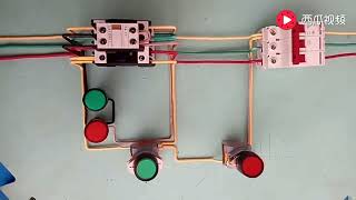老电工讲解指示灯接法（运行灯），技能分享！