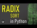 Radix Sort in Python (Tutorial) - Testing and Timing