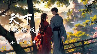 天下(超燃版) - 夏小夏 / 烃峰 （原唱：张杰）【烽烟起寻爱似浪淘沙 遇见她如春水映梨花】【动态歌词 Lyrics】【拼音歌词】【抖音歌曲】