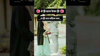 ঐ স্ত্রী হলো উত্তম স্ত্রী..!🥀🌺 #shorts #ইসলামিক_ভিডিও