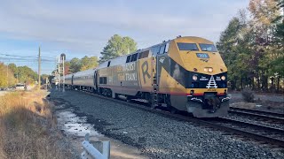 4K - Railfanning Raleigh \u0026 Durham NC ft. Amtrak 203