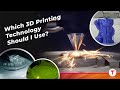 Comparing 3D Printing Technologies: SLS, SLA & DMLS