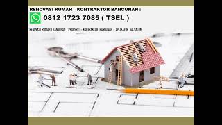 Wa: 0812 1723 7085 ( Tsel ) Jasa renovasi rumah Surabaya