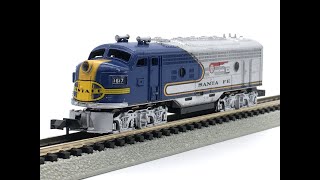 N Scale Atlas Santa Fe EMD F9 Diesel Locomotive Demo