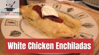 White Chicken Enchiladas