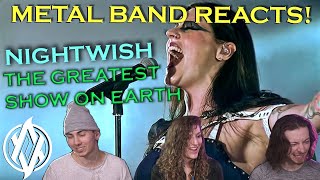 Nightwish - The Greatest Show on Earth (Live) REACTION | Metal Band Reacts! *REUPLOADED*