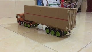 RC Truck SCANIA Container make at home Part 3