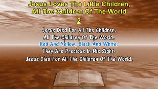 JESUS LOVES THE LITTLE CHILDREN - C.H. Woolston (1910) Hymn Lyrics With Organ Accompaniment #worship