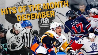 NHL Hits of the Month December 2023