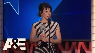 Constance Zimmer Wins Best Supporting Actress in a Drama Series | 2016 Critics' Choice Awards | A&E