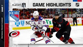 Second Round, Gm 7: Rangers @ Hurricanes 5/30 | NHL Playoffs 2022