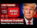 Semiconductor Stocks Crash? 📉 $AVGO Earnings Disappoint | Live Trading Stock Market Today