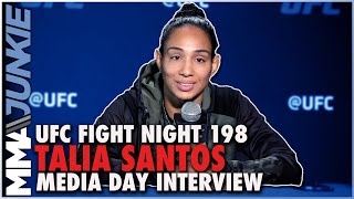 Taila Santos previews Joanne Wood matchup, standing in women's flyweight | UFC Vegas 43