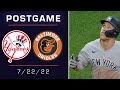 Yankees vs Orioles | Postgame Recap & Fan Reactions | 7/22/22