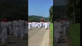 20180715-4002 南房総市丸山地区珠師ケ谷八幡神社の神輿渡御 山あいをいく33年ぶり