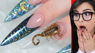 Weirdest NAIL ART that should NOT Exist 3