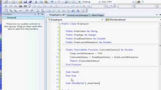 Visual Basic .Net Class Inheritance