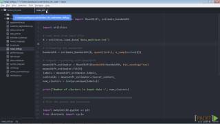 192 Building a Mean Shift Clustering