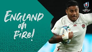 Tuilagi steamrolling try at Rugby World Cup 2019 - England v Tonga