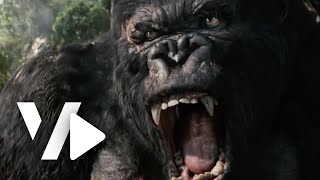 KING KONG Kong Protects Ann From Dinosaur Official Clip