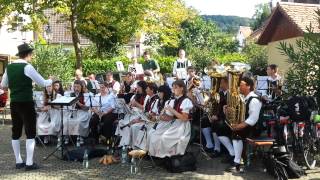 Trachtenkapelle Hogschür - New Age Rock am Winzerfest Auggen 2015