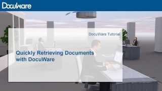 DocuWare Tutorial: Quickly Retrieving Documents With DocuWare