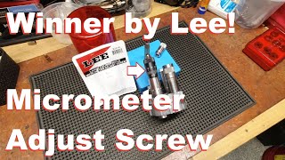 More Lee Precision Product Innovation: Micrometer Seating Adjust Screw - Spoiler WINNER WINNER