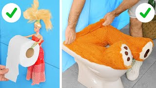 Quick and Easy Toilet Cleaning Tips 🧼✨ and Decorative Ideas for a Stylish Bathro