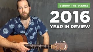 2016: the year I started making guitar lessons again! (behind the scenes)