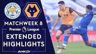 Leicester City v. Wolves | PREMIER LEAGUE HIGHLIGHTS | 11/8/2020 | NBC Sports